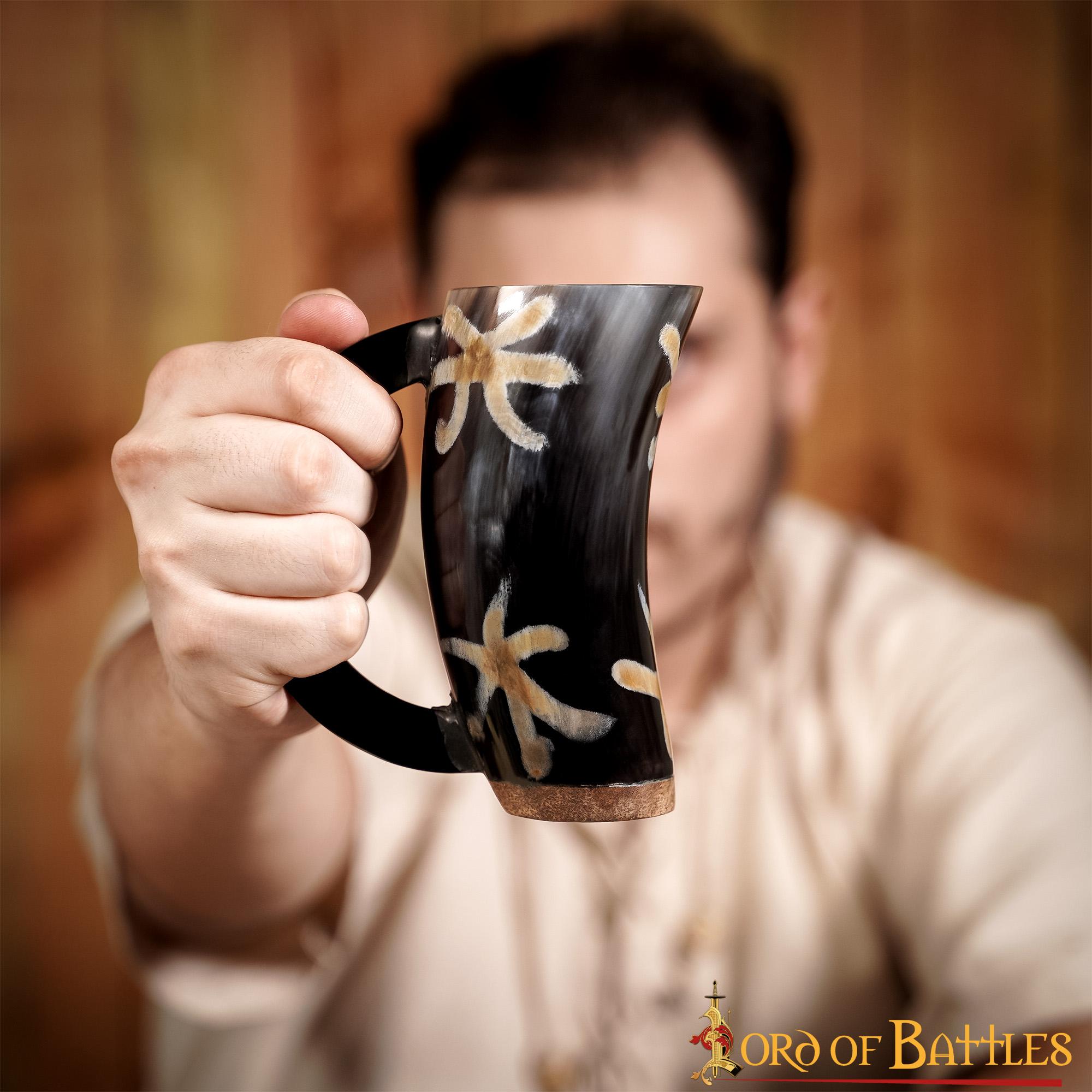 Medieval Viking Drinking Horn Beer Mug Handcrafted Genuine Ox Horn – Discountinued