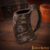 11-11 Medieval Viking Horn Tankard Beer Mug Handcrafted Genuine Buffalo Horn