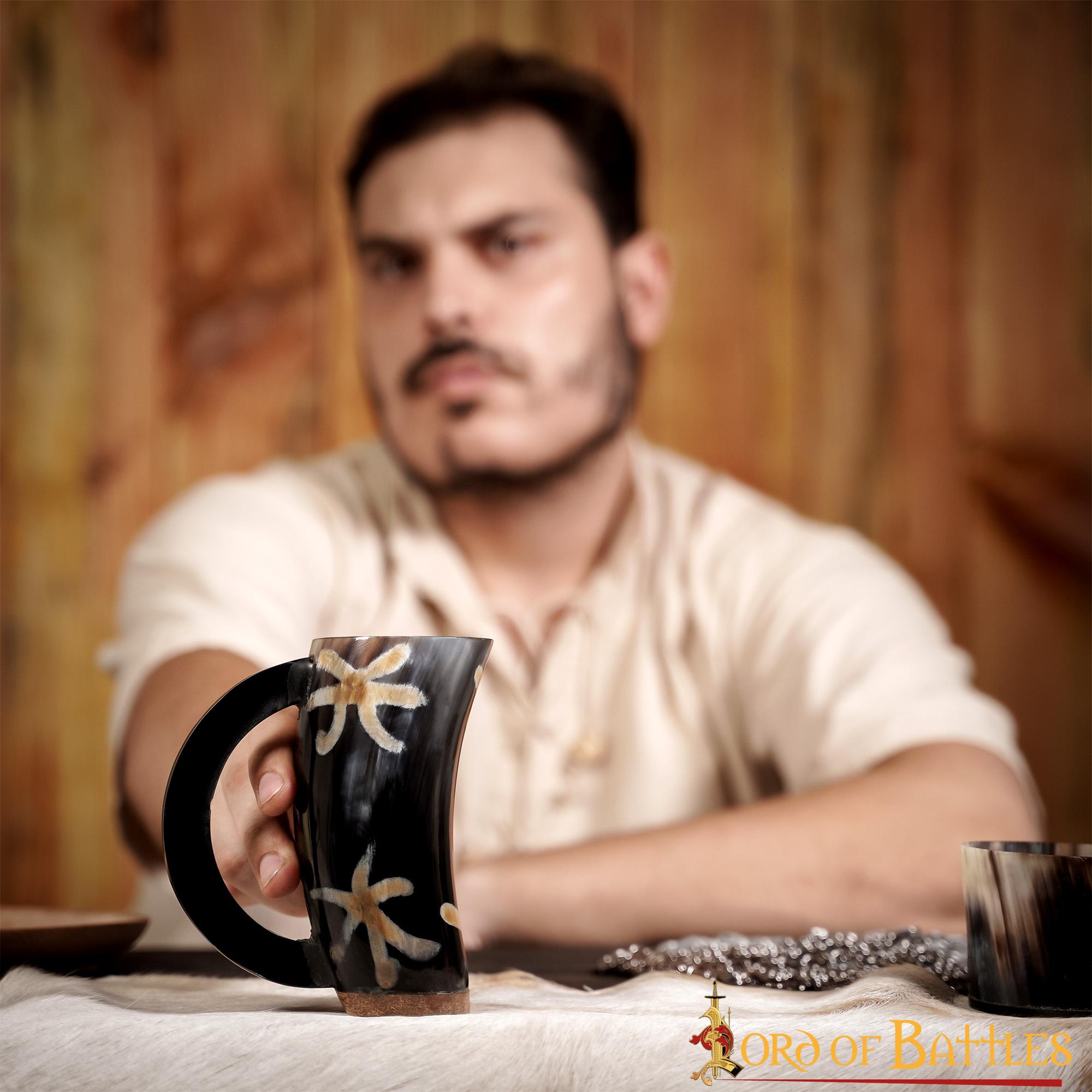 Medieval Viking Drinking Horn Beer Mug Handcrafted Genuine Ox Horn – Discountinued