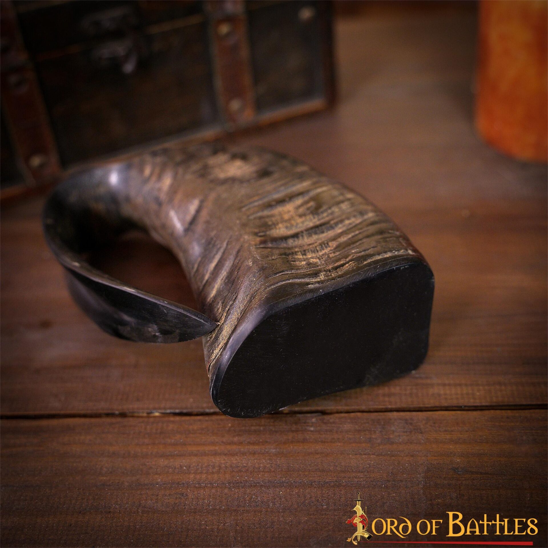 12-7 Medieval Viking Horn Tankard Beer Mug Handcrafted Genuine Buffalo Horn