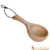 Medieval Guksi Wooden Spoon Handmade from Genuine Wood