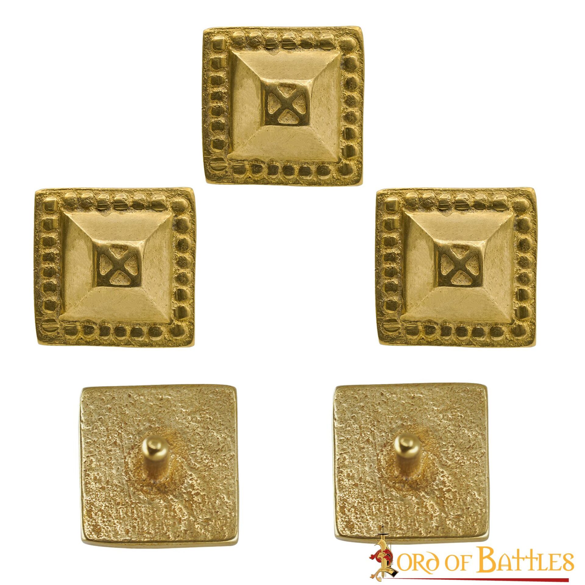 Solid Brass Leather Mounts