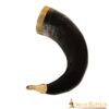 Medieval Odin’s Ravens 300-400 ML Drinking Horn with Pure Brass Fittings Genuine Ox Horn