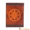 2-31 Fleur de Lis Navigation Compass Journal Handcrafted Real Leather Diary