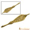 Ornate Viking Pure Solid Brass Ear Cleaner Fully Functional Accessory