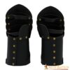 2-71-1 Medieval Leather Gloves Brass Riveted Handcrafted Genuine Leather