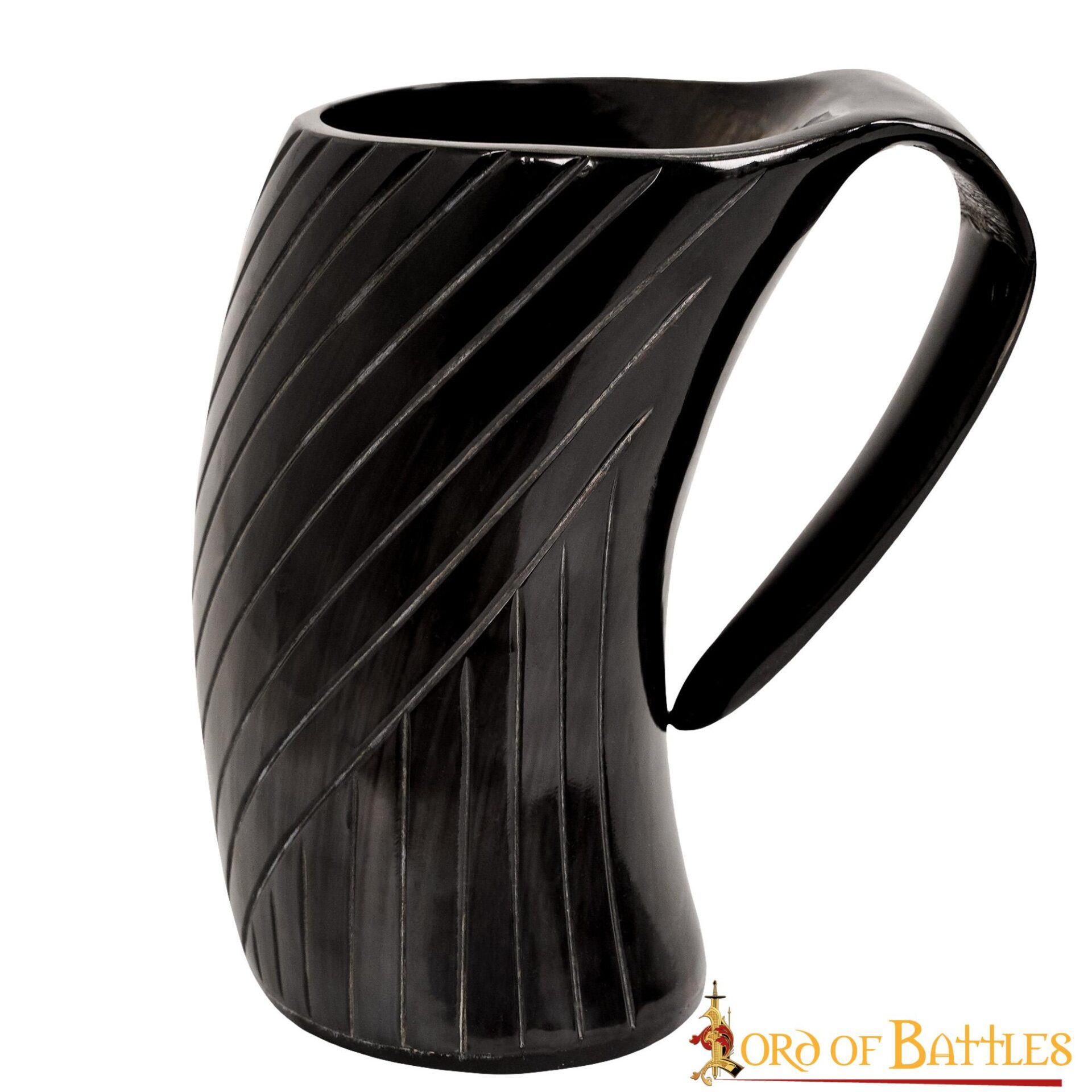 Medieval Viking Horn Tankard Beer Mug Handcrafted Genuine Ox Horn