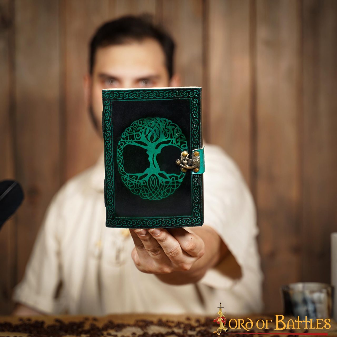 Medieval Tree of Life Journal Handcrafted Real Leather Diary