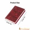 25861_3-1 Medieval Leather Journal Handcrafted Real Leather Diary