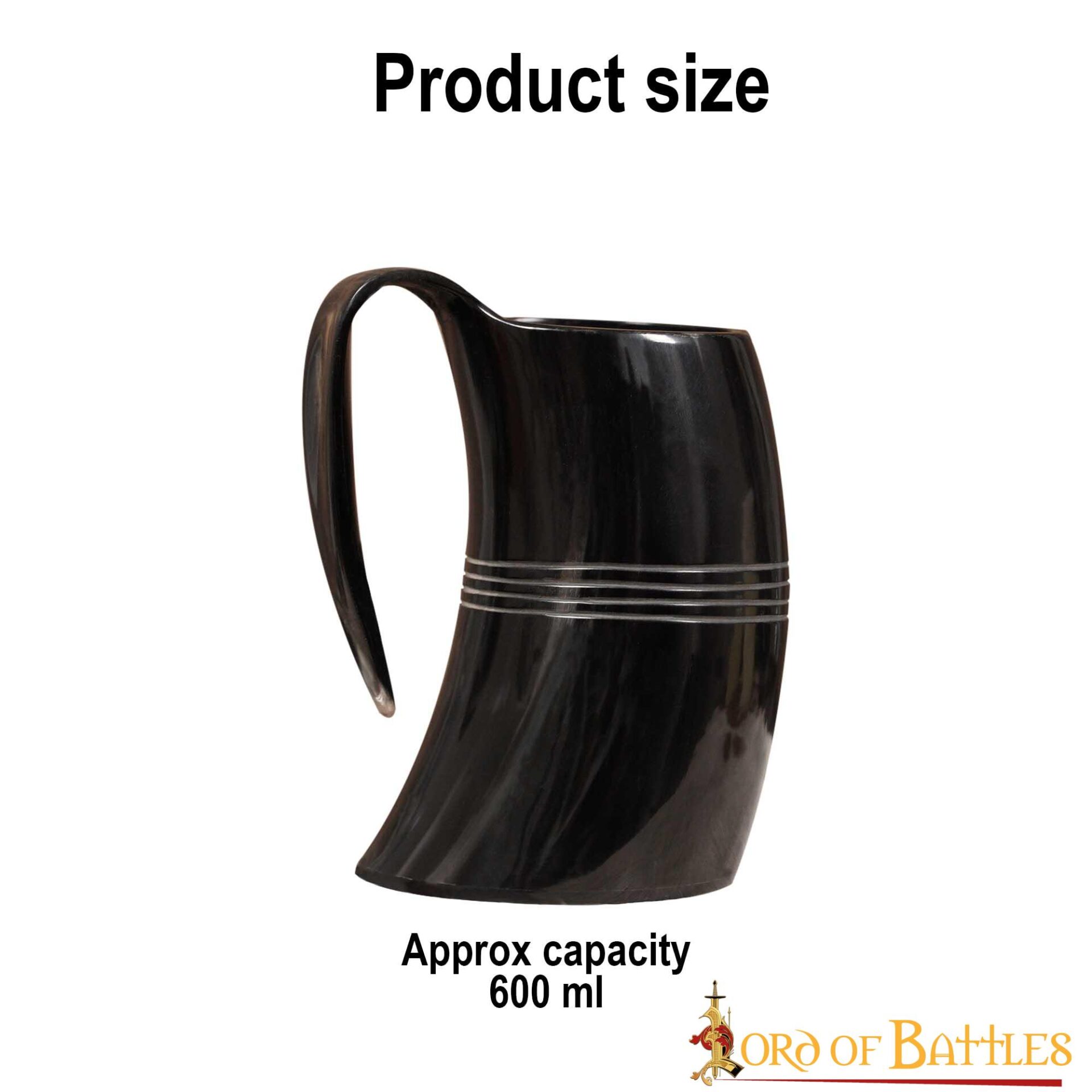 25873_0008_Details-copy Medieval Viking Horn Tankard Beer Mug Handcrafted Genuine Ox Horn