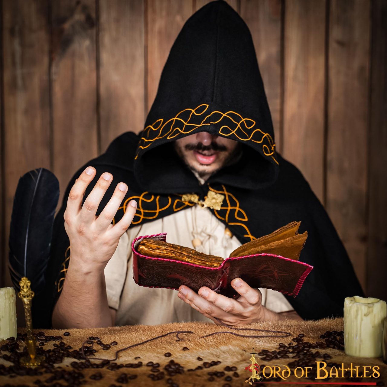 25888_7 Handcrafted Medieval Journal Handcrafted Real Leather Diary