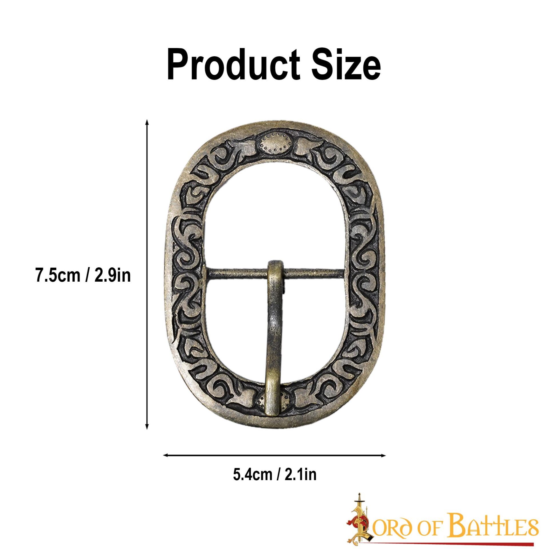 25893-3pcs_3-1 Antique Brass Buckle
