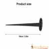 26015_3 Hand Forged Nail Vintage Medieval Hardware