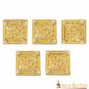 Medieval Viking Solid Brass Decorations Set of 5