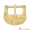 26048_1 Viking Solid Brass Buckle with Celtic Knotwork