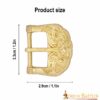 26048_3 Viking Solid Brass Buckle with Celtic Knotwork
