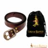 Handcrafted Genuine Leather Belt with Embossed Design