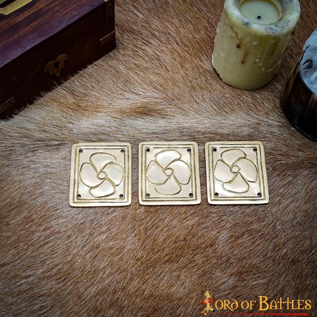 Roman Floral Belt Decoration