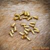 26181-25Pcs_2 Pure Brass Mushroom Head Rivets Set of 25