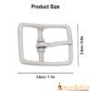 Steel Buckle for Small Leather Straps