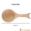 Medieval Guksi Wooden Spoon Handmade from Genuine Wood