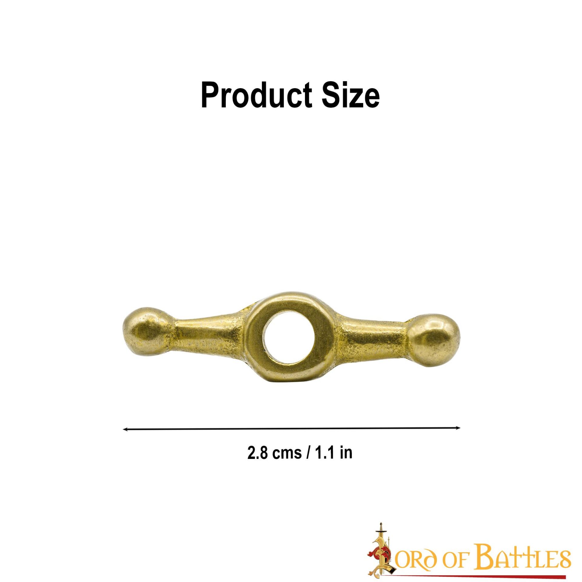 3-3-2 Conchos Pure Solid Brass