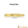 Ornate Roman Pure Solid Brass Belt End