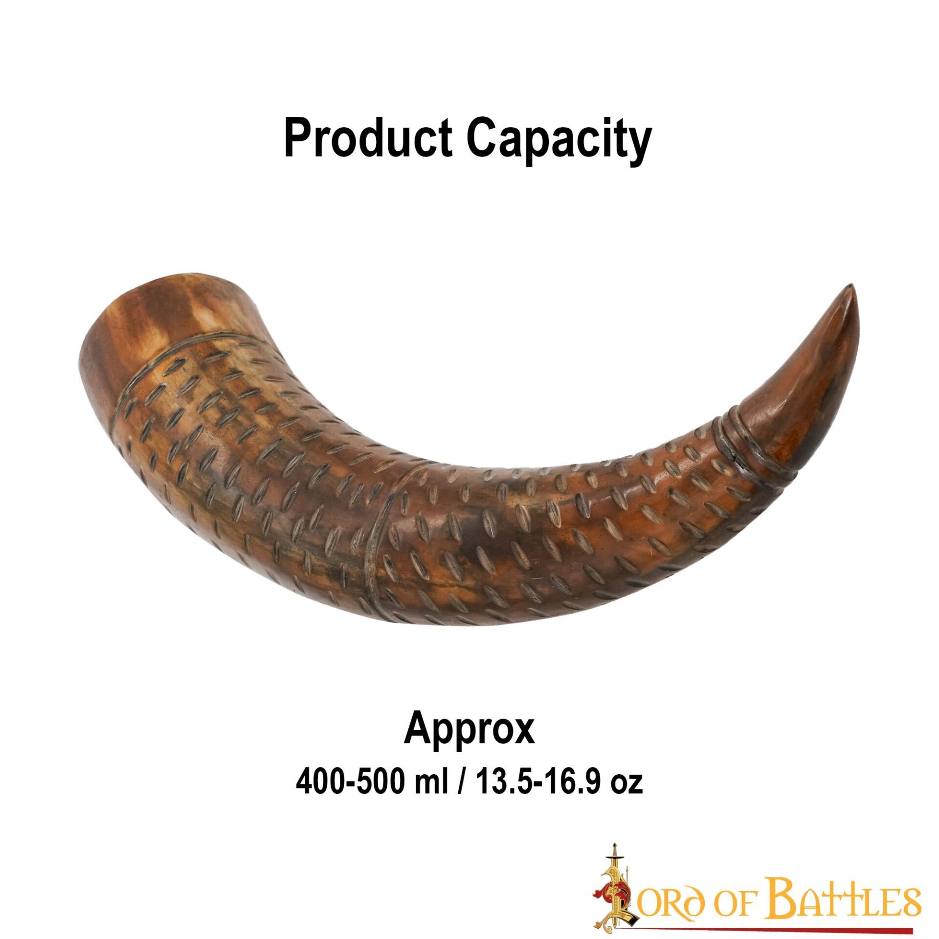 Dotted Drinking Horn