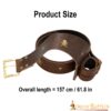 3-6-3 Leather Belt