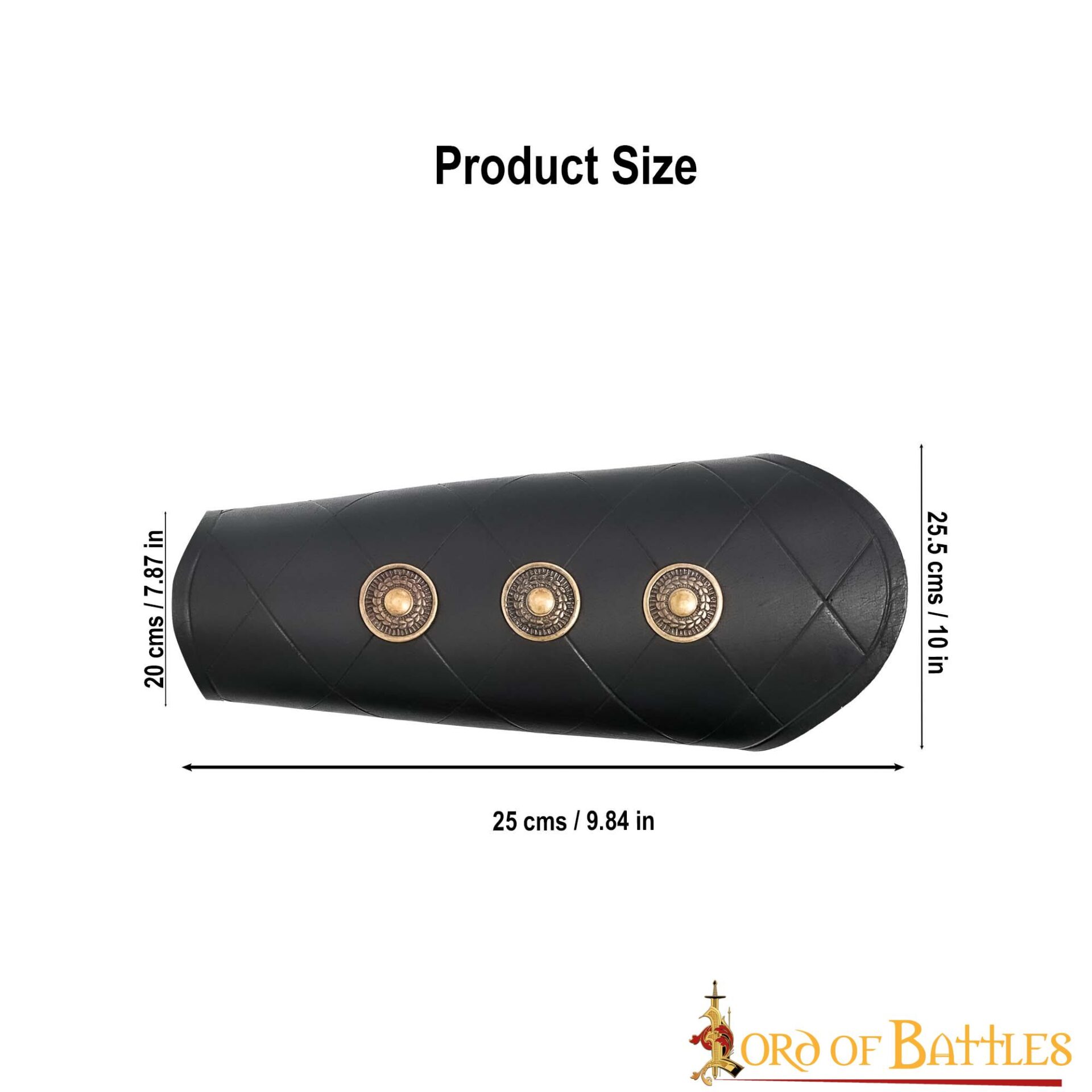 Medieval Handcrafted Genuine Leather Bracers