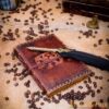 4-175 Medieval Leather Journal of the Mercia Kingdom Diary