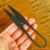 4-21 Antique Iron Yarn Snip Scissors Hand Forged Fully Functional Accessory