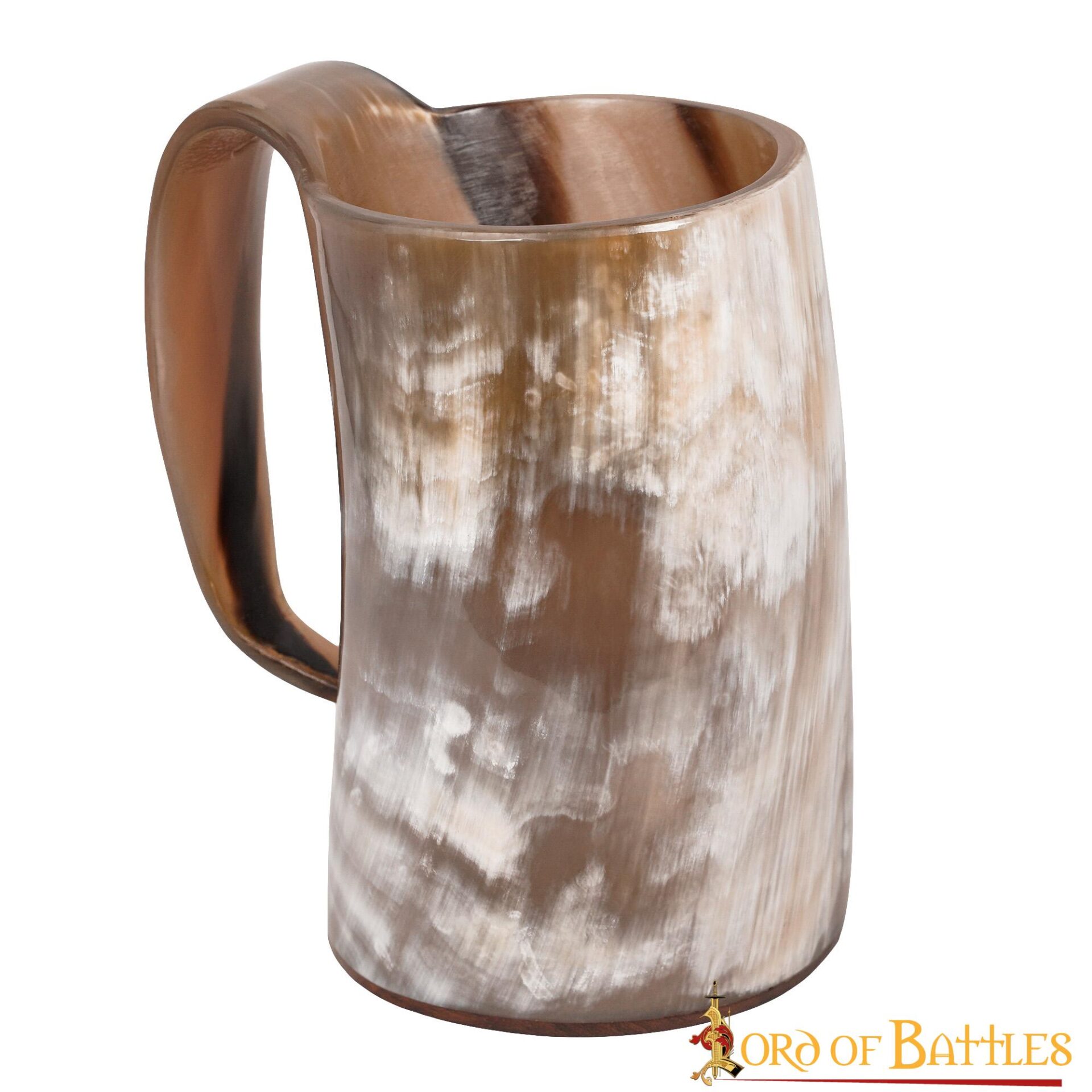 Medieval Viking Horn Tankard Beer Mug Handcrafted Genuine Ox Horn