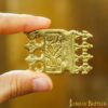 Ornate Viking Pure Solid Brass Belt End