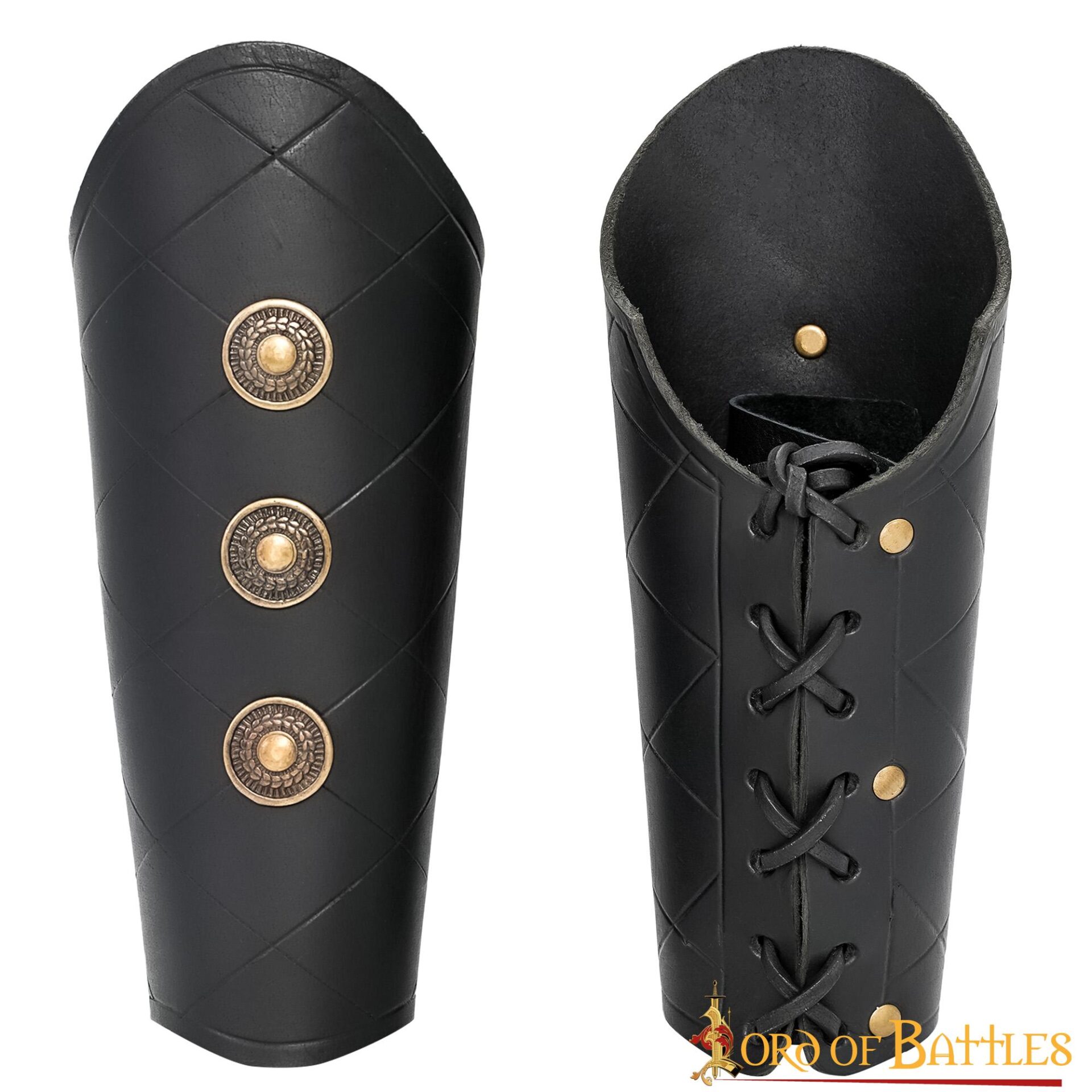 Medieval Handcrafted Genuine Leather Bracers