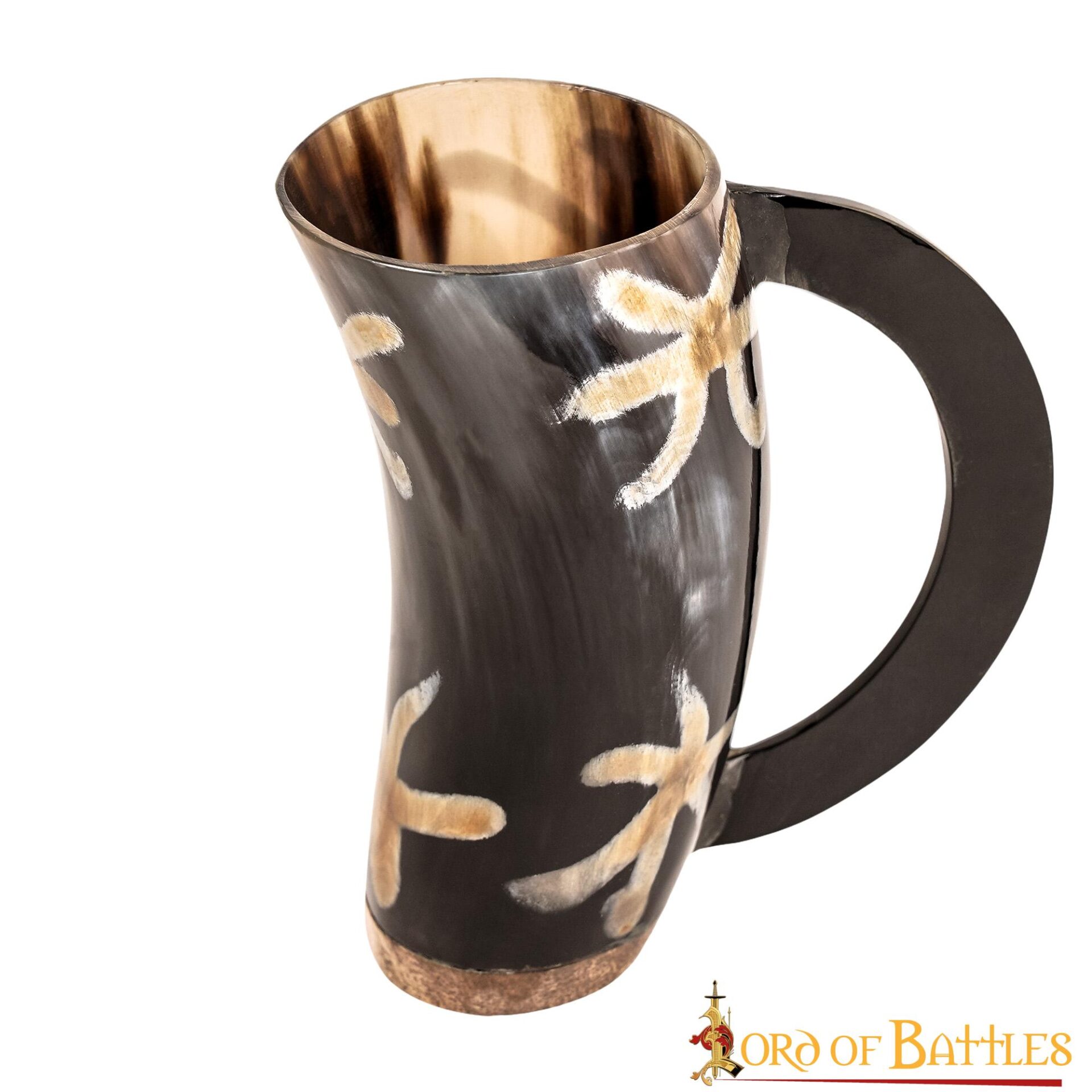 Medieval Viking Drinking Horn Beer Mug Handcrafted Genuine Ox Horn – Discountinued