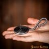Medieval Iron Hand Forged Candle Holder Fully Functional Accessory
