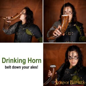 Dotted Drinking Horn