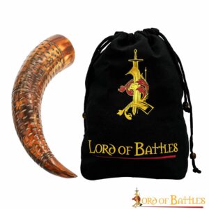 Dotted Drinking Horn