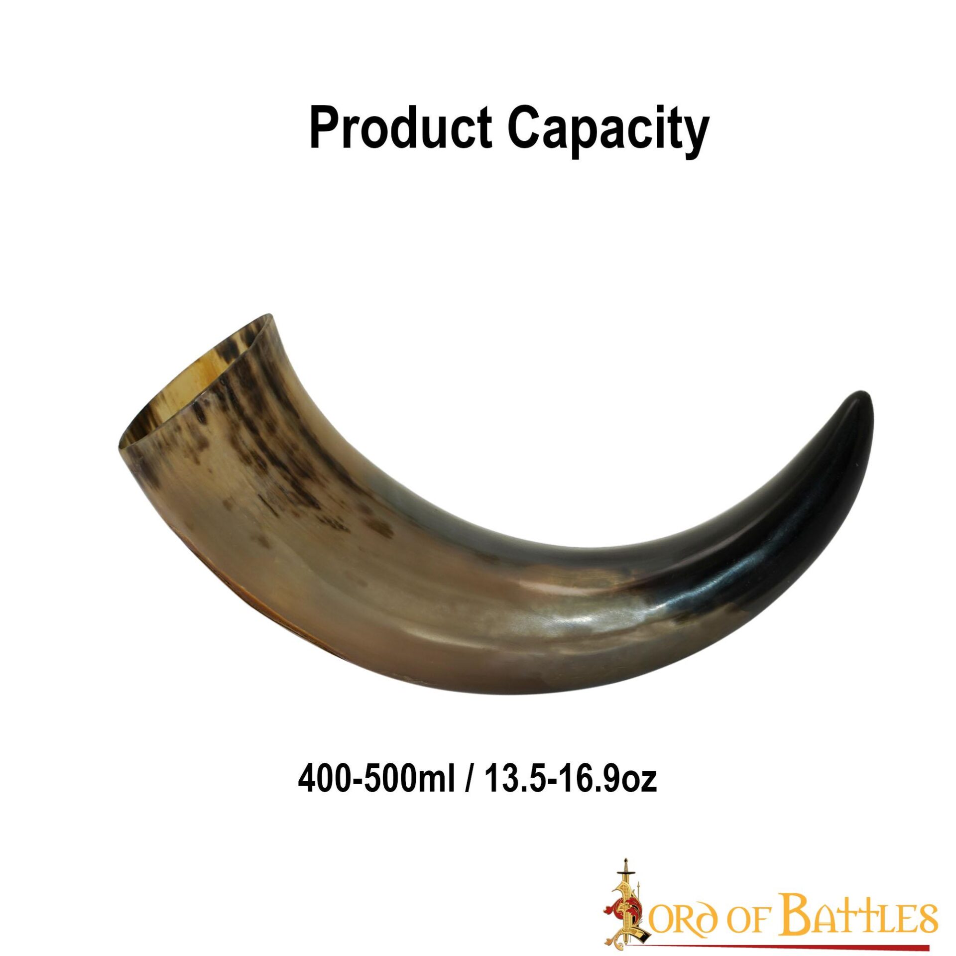 4263_3 The Raiding Pirate 400 – 500 ML Drinking Horn Handcrafted from Genuine Ox Horn
