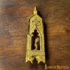 Closed Thistle Pure Solid Brass Belt End