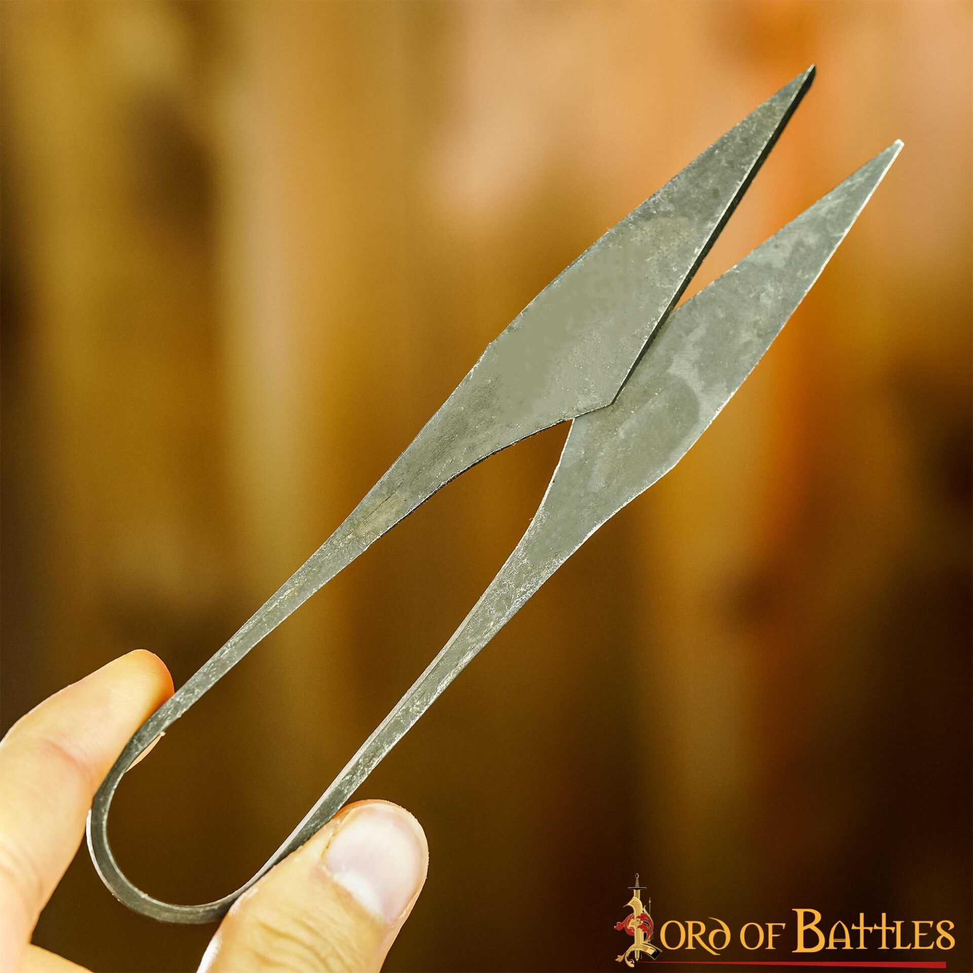 5-21 Antique Iron Yarn Snip Scissors Hand Forged Fully Functional Accessory