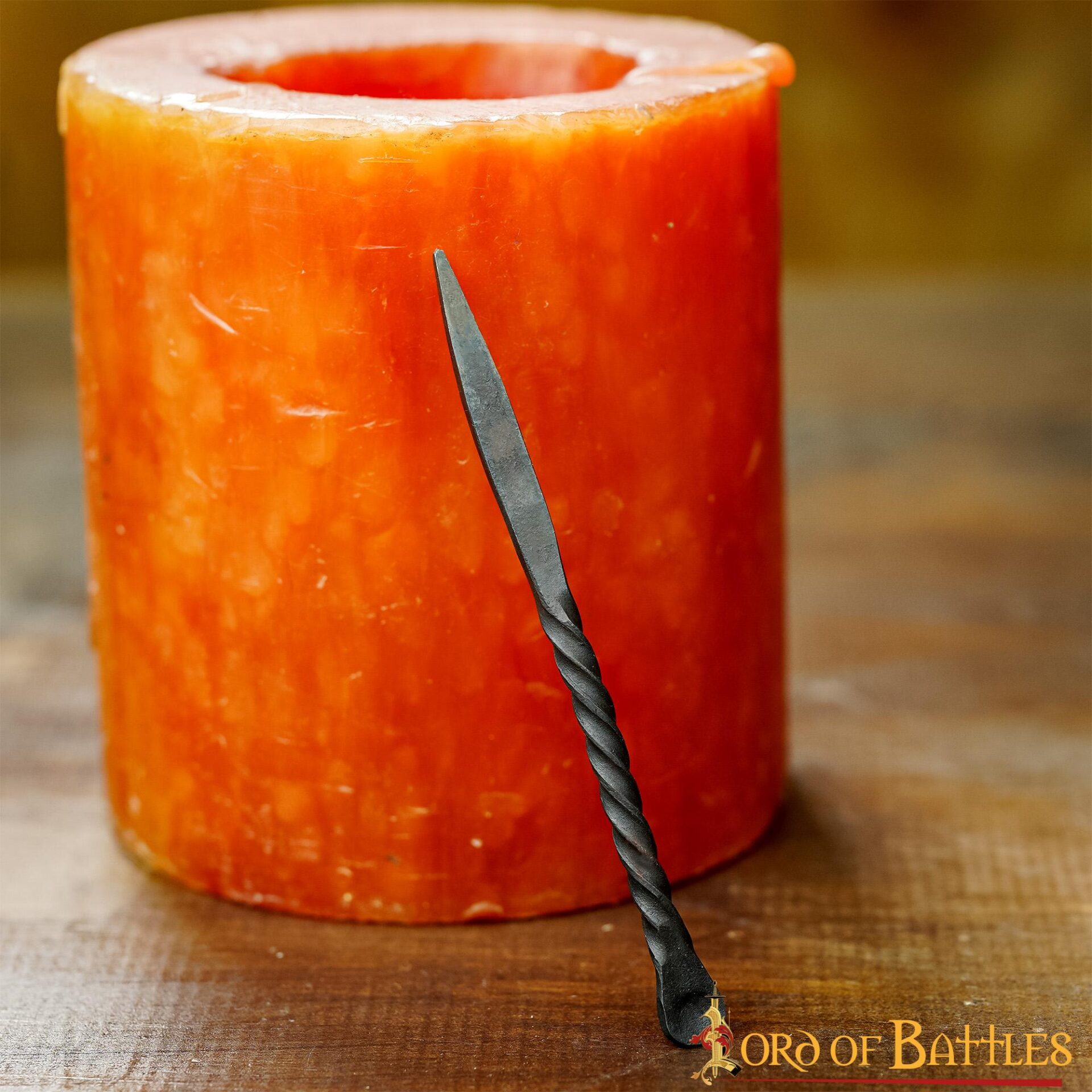 5-4-2 Medieval Hand Forged Iron Ear Scoop Historically Inspired Accessory