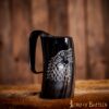 Medieval Viking Horn Tankard Beer Mug Handcrafted Genuine Ox Horn