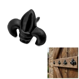 Fleur de lis iron clavos