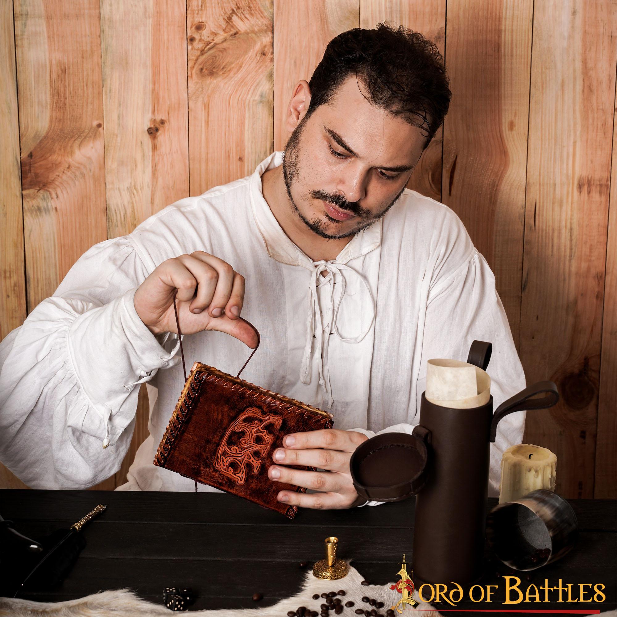 6-173-1 Medieval Leather Journal of the Mercia Kingdom Diary