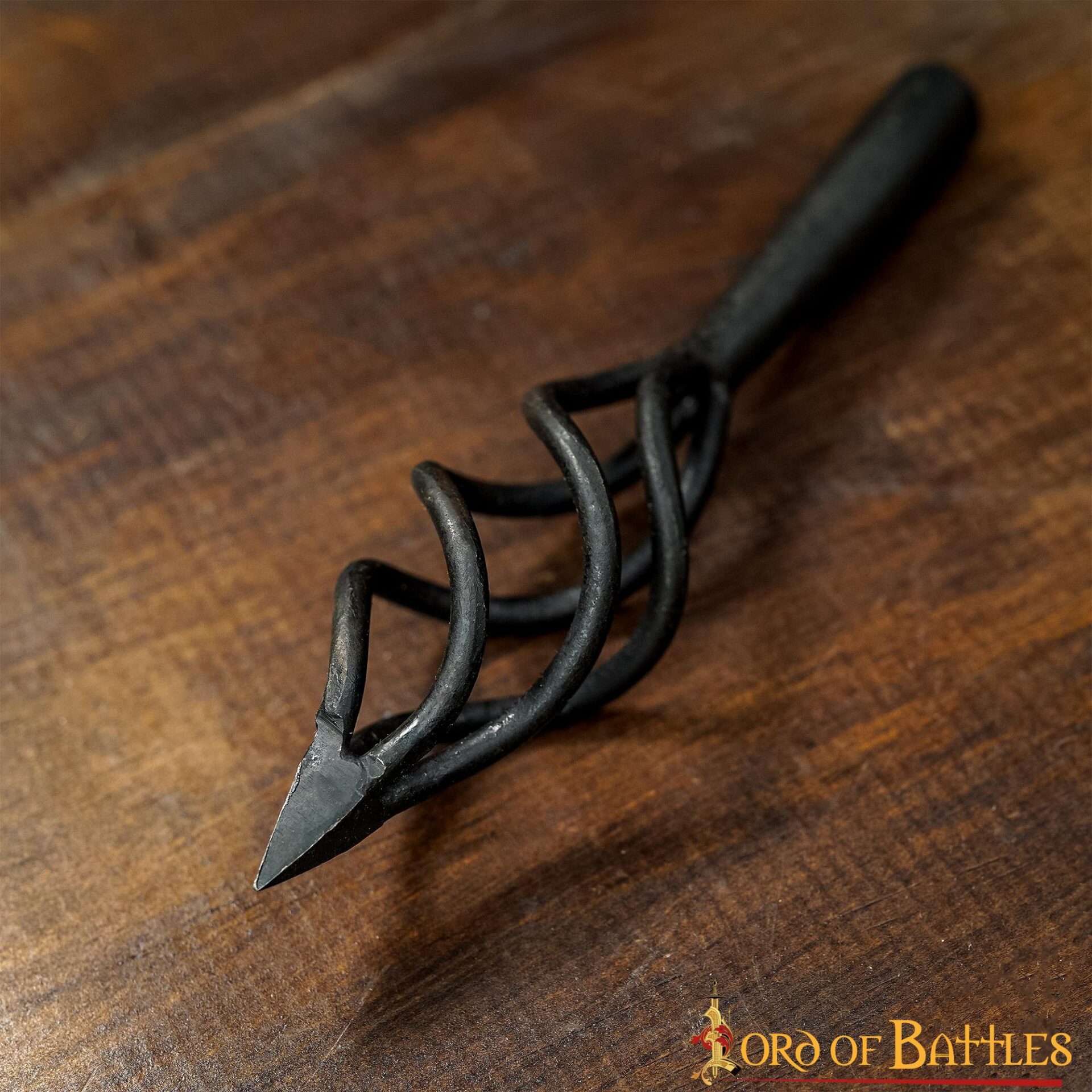 6-23-3 Late Medieval Fire Flame Arrowhead Hand Forged Iron