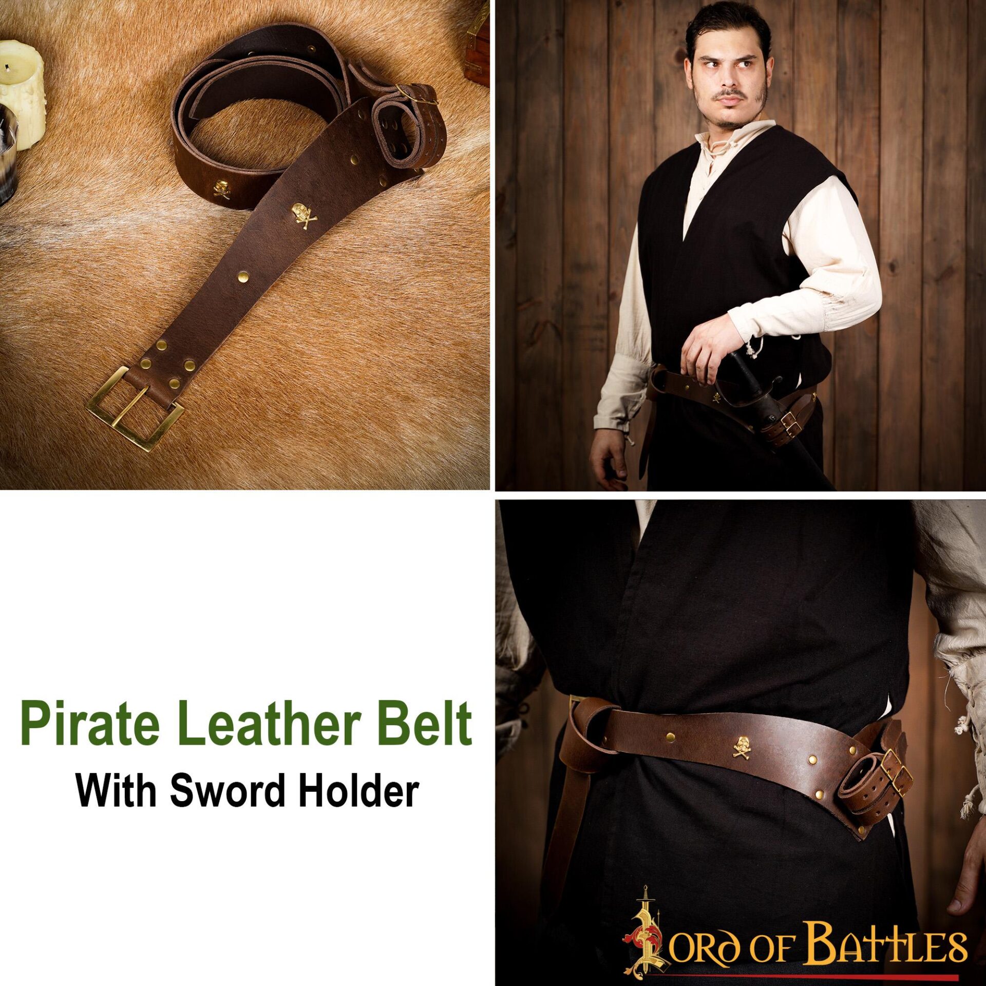60761-2 Leather Belt