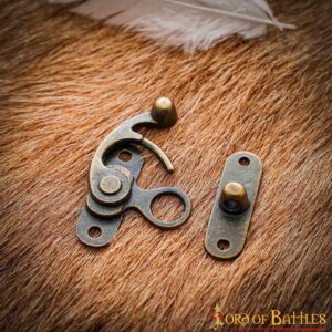 Antique Brass Large Hasp Latch Set of 3