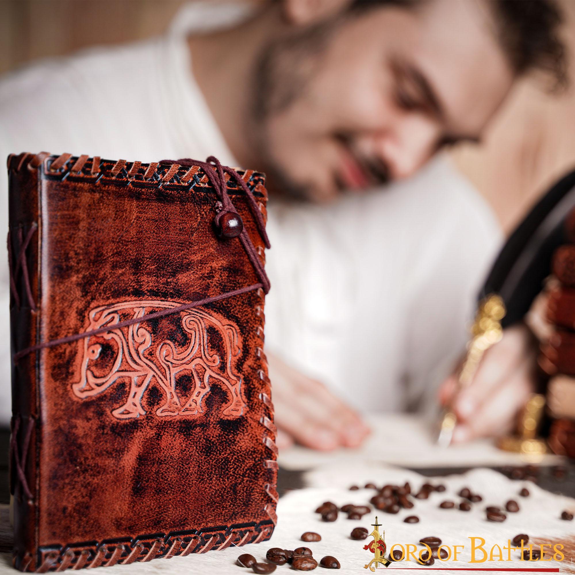 7-156 Medieval Leather Journal of the Mercia Kingdom Diary